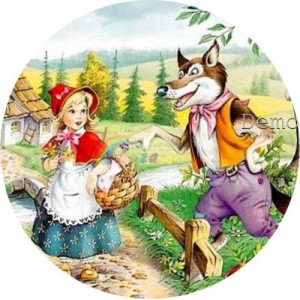 Принт Червената шапчица 1